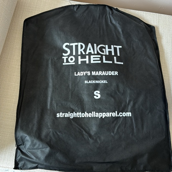 Straight to Hell Lady’s Marauder Full Grain Napa Leather Jacket - Picture 10 of 13